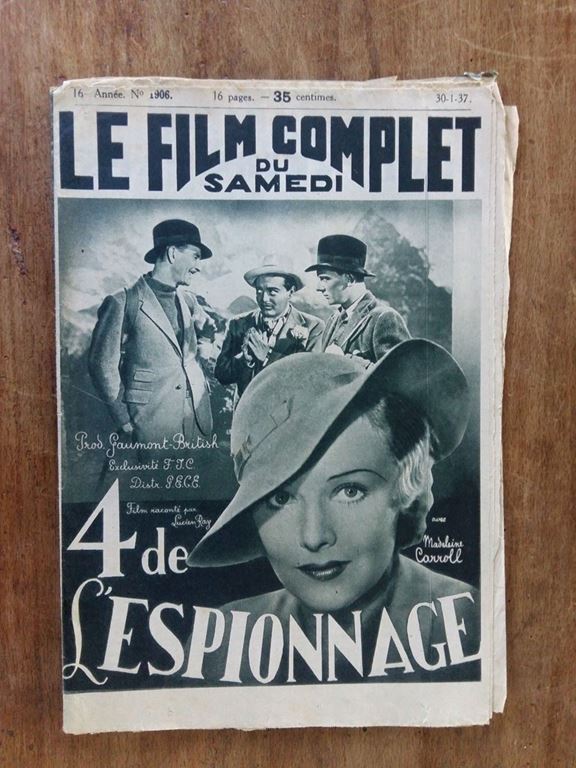 Couverture magazine Français (1937)