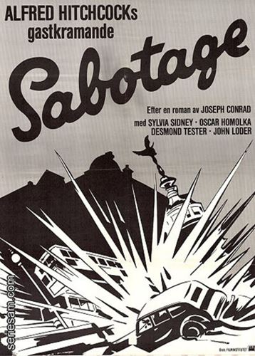Affiche Suédoise , en couleur ci-contre (1938)